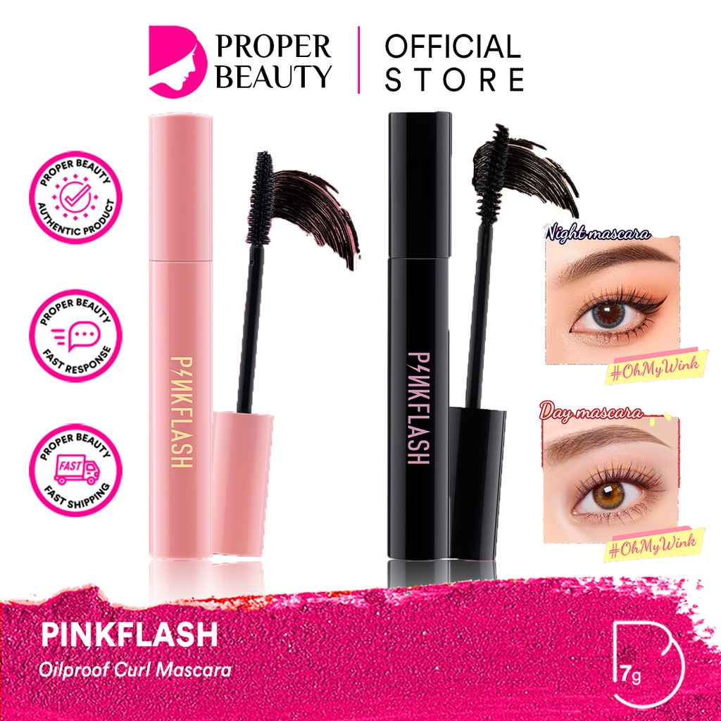 PINKFLASH Oilproof Curl Mascara China / Lasting Matte Lipcream Glossy Lipgloss Silky Velvet Lip Crea