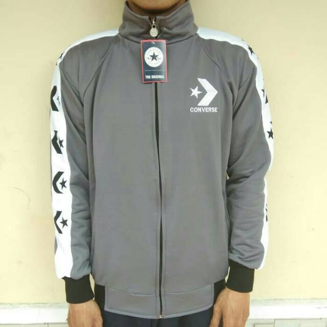 Jaket pria tracktop Conversemat : lotto diadorasize : allsize fit Ldetail sizep 70 l 54