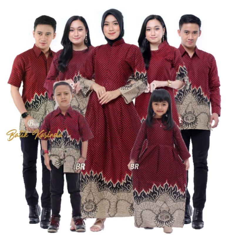 Baju batik Couple Keluarga Ayah Ibu Anak Pasangan Suami Istri Atasan Wanita Pria Dan Anak Anak Sania Ruflle Ori Ndoro Jowi Modern Family Lebaran Terbaru 2023