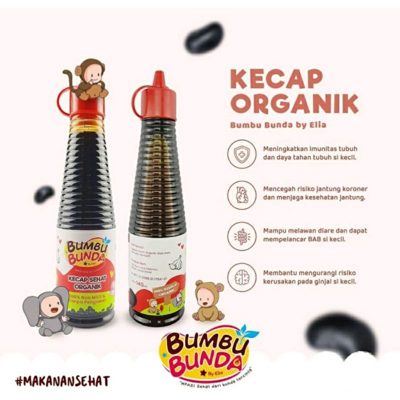 

BUMBU BUNDA by Elia KECAP SEHAT ORGANIK MPASI ANTI GTM