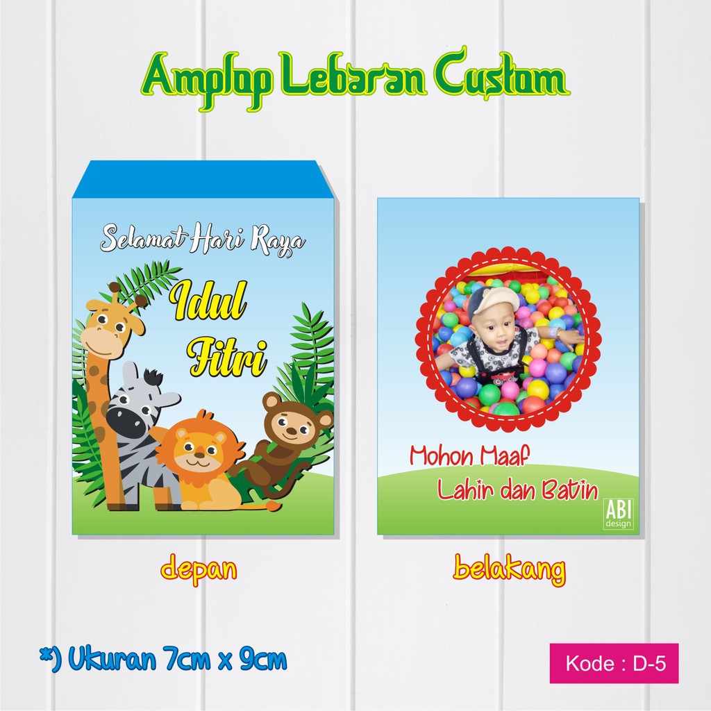 D 5 Amplop Lebaran Amplop Foto Amplop Custom Amplop Unik