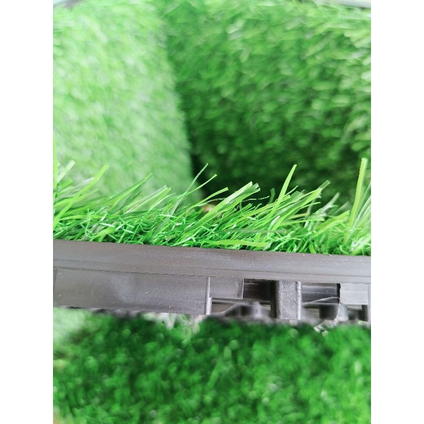 Lantai Rumput Sintetis Portable / Decking Rumput Bongkar Pasang / grass artificial UK 30x30cm