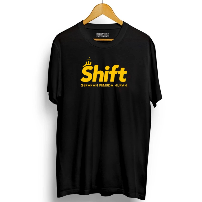 Kaos Distro Shift Pemuda Hijrah Yellow Premium