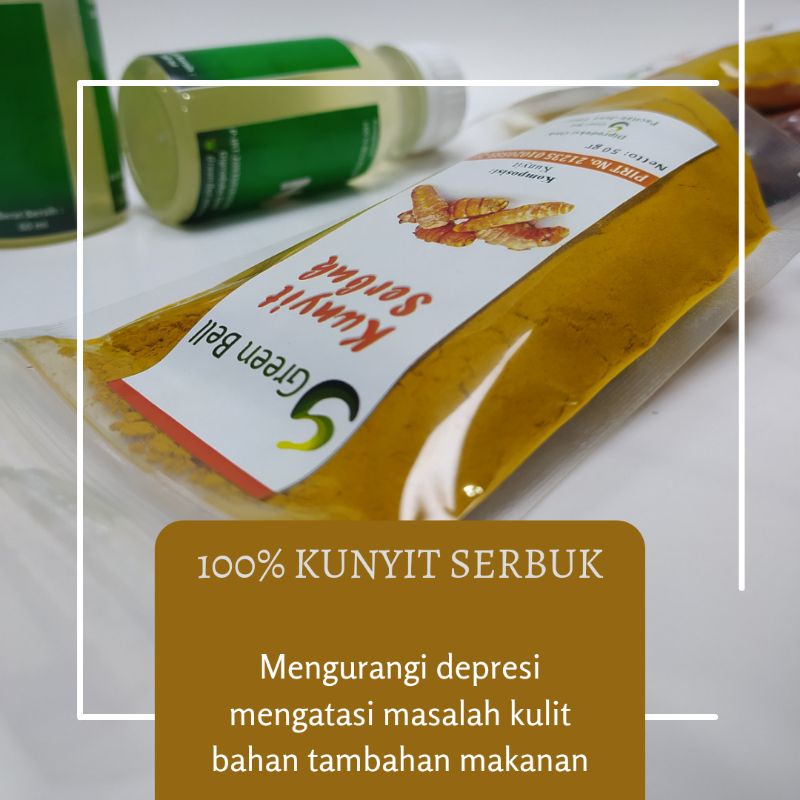 

kunyit serbuk/ 100% kunyit /kunyit bubuk /kare (50gram)