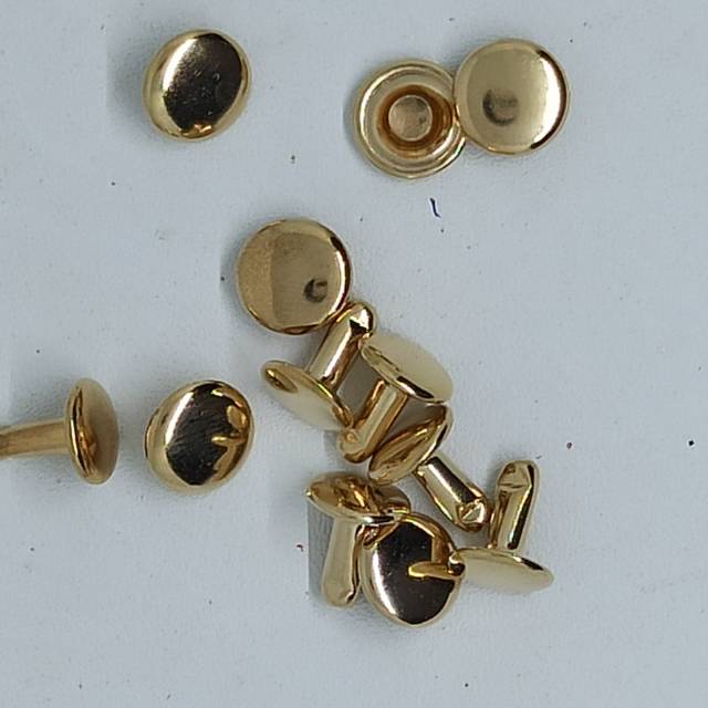 Paku centang/rivet/keling gold double/bolak balik 9mm