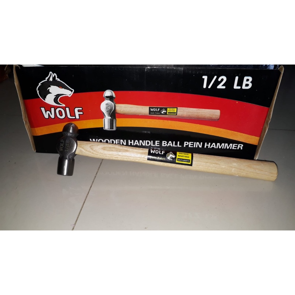 Palu Konde / Ballpein Hammer Gagang Kayu 1/2 LB 0.5 LB