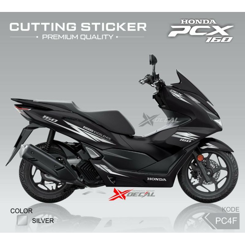 striping cutting honda pcx 160 cc warna hitam