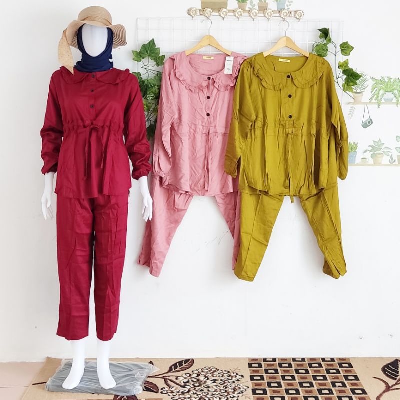 AGNES SETELAN CELANA BUSUI / ONE SET VIRAL BOOMING KEKINIAN / PP CANTIK