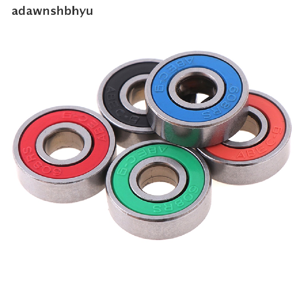 Adawnshbhyu 5Pcs ABEC-9 608RS skateboard scooter Roda roller sealed ball bearings