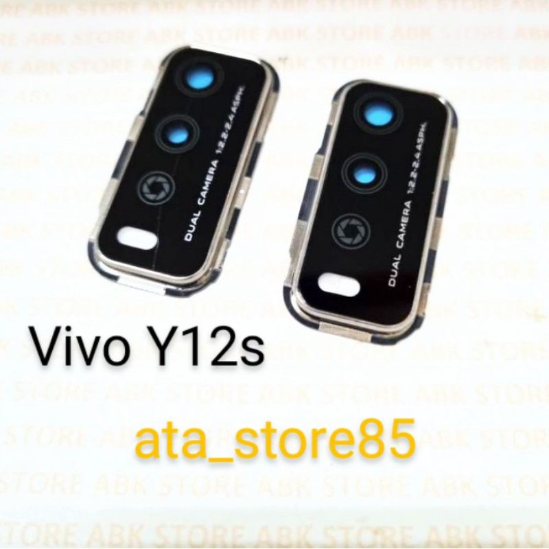 Ring Lensa Camera Vivo Y12s Y20 Y20s | Ring Plus Lensa | Kaca Kamera Belakang Vivo Y12s Y20 Y20s Original