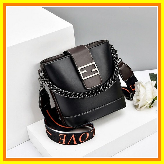 Tas Kuliah Kampus Shoulder Bag Wanita Cewek Remaja Perempuan  Korean Style Cantik Modis Imut Stylish