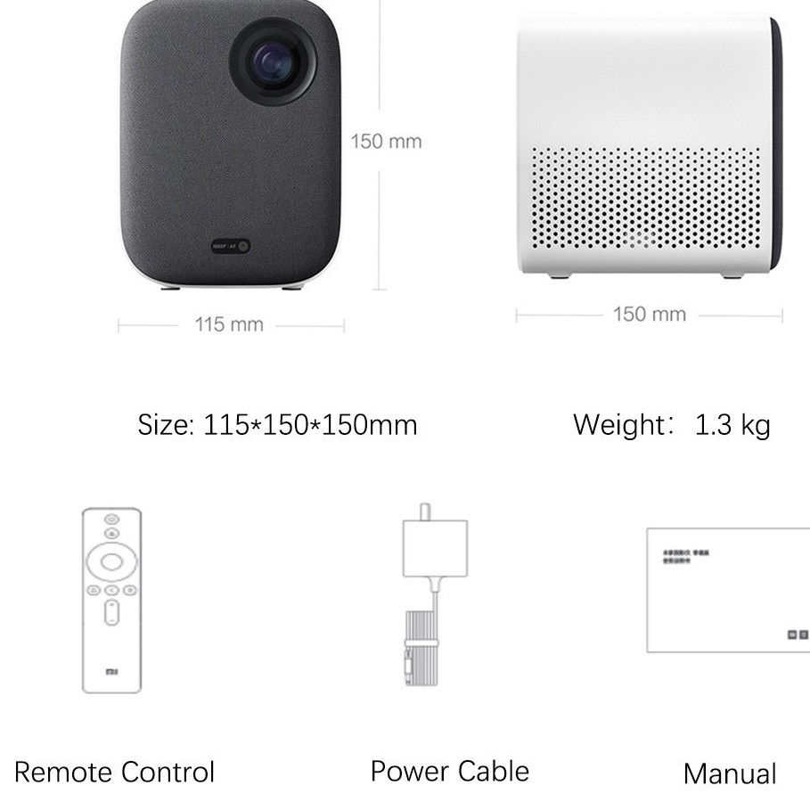 Mi Smart Compact Projector Full HD 1080P For Home Theater