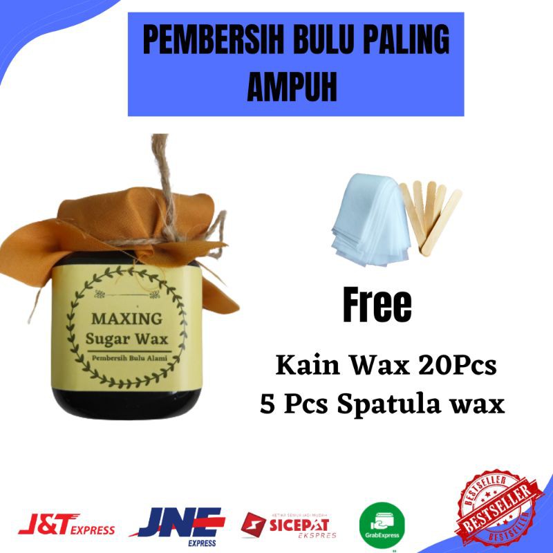 Natural Sugar wax pembersih Bulu ketiak kaki Waxing bulu ketiak Alat Waxing
