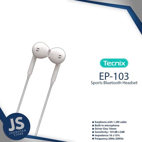 Earphone Tecnix EP 103 - Earphone tecnix EP103 jack 3.5mm Stereo