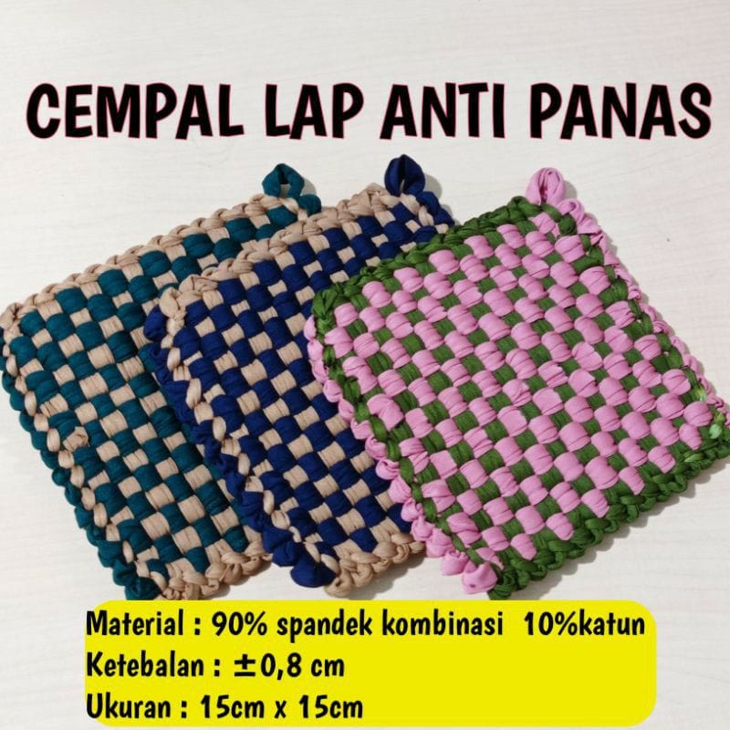 Gratis Ongkir-Cempal Anyam/Cempal Pegangan Panci