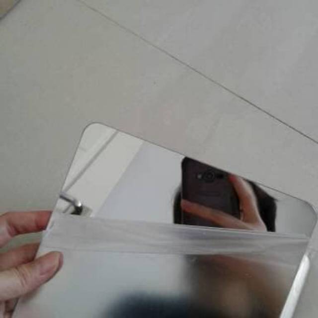 DIY wall stiker cermin mozaik bahan akrilik / acrylic kotak size 15 x 15 cm