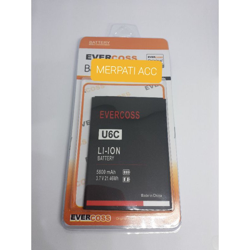 BATRE / BATERAI / BATTERY EVERCOSS U6C