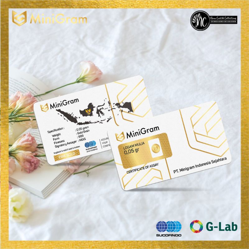 MINIGRAM 0.05 Gram / MINIGOLD / LOGAM MULIA / ANTAM
