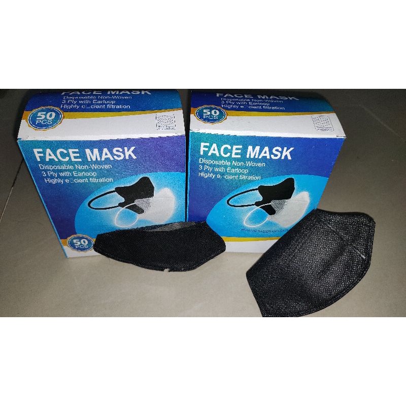 Masker Duckbill Murah isi 10/pack &amp; 50/pack (varian)