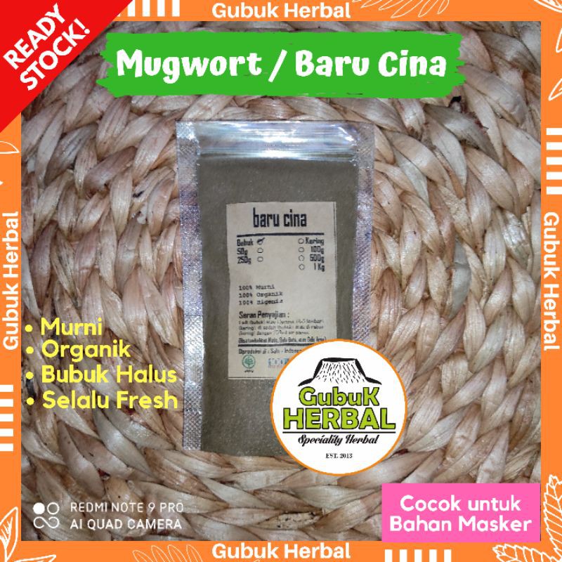 

BIBIT MASKER/BUBUK MUGWORT MURNI - DAUN BARU CINA BUBUK 100 GRAM - BARRU CINA - Artemisia Vulgaris