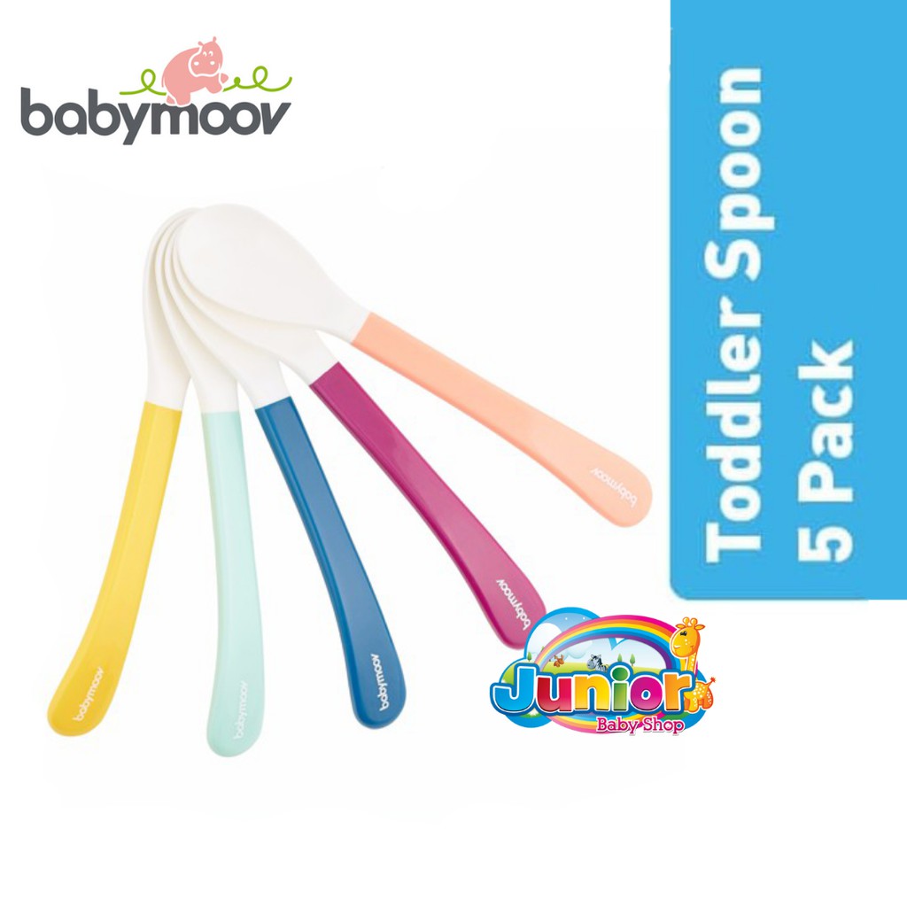 Babymoov Spoon 2nd Age / Toddler Spoons - 5pcs A102408