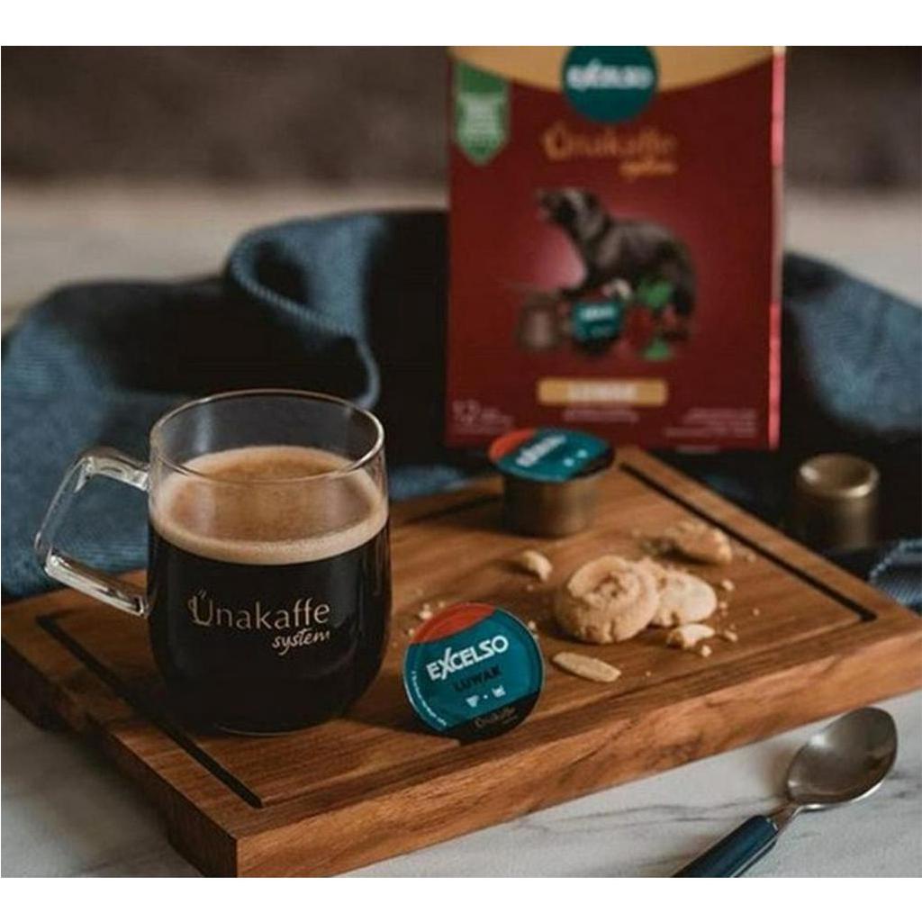 Capsule Coffee Excelso Unakaffe Ecer All Varian Rasa - Kopi Kapsul by Kapal Api