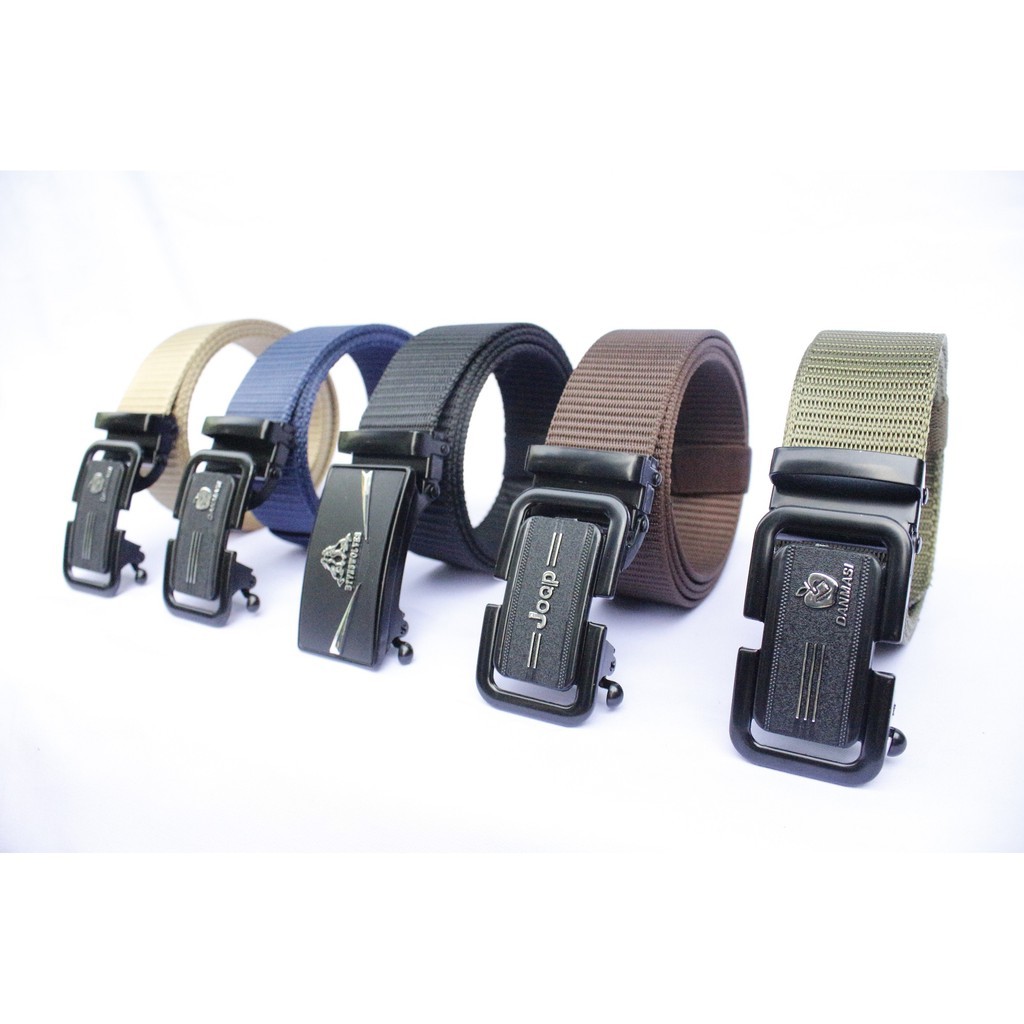 ikat pinggang pria - ikat pinggang bahan canvas