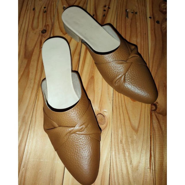 sepatu tutong wanita flet sol tahu