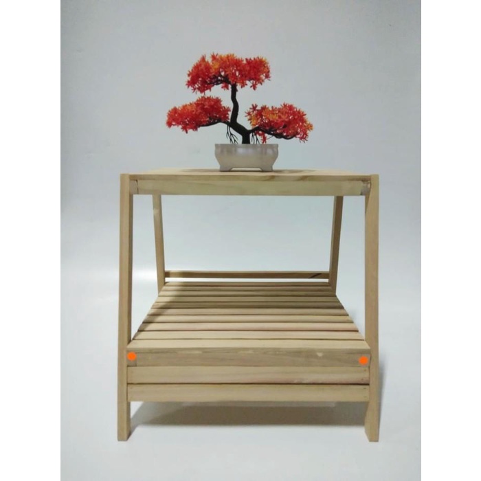 Table Rak Meja Make Up Kayu Lipat/Meja Rak Dapur/Meja Kayu Lipat Serbaguna