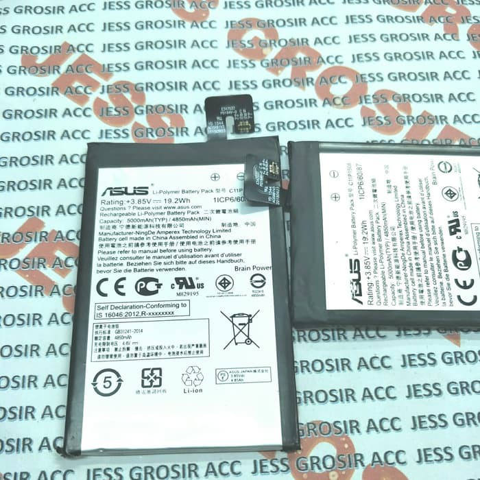 Baterai Original ASUS Zenfone Max ZC550KL C550KL Z010D Z010AD Kode Battery C11P1508