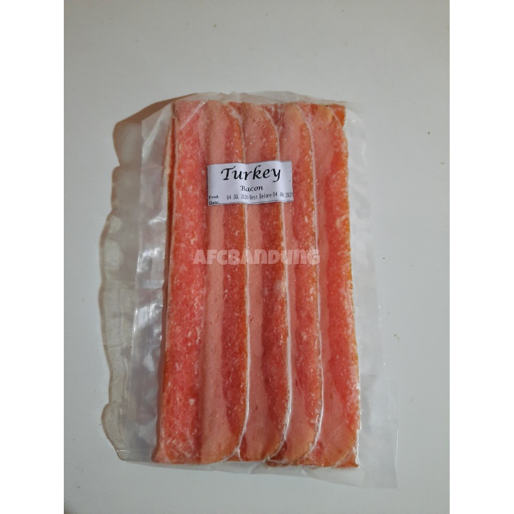 Smoked Beef BACON TURKEY Svens Choice 250gr Daging Sapi Bacon 250 gr