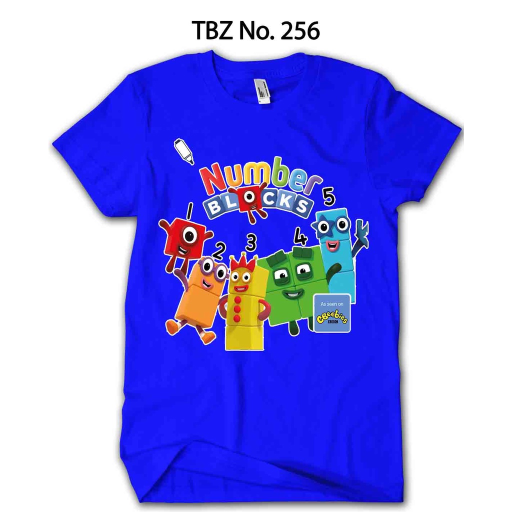 Kaos Numberblocks ANAK Cubes Premium Kaos Distro
