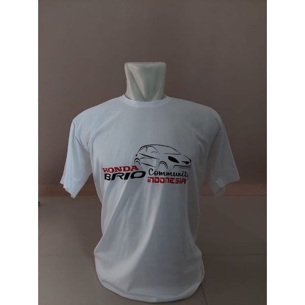 KAOS HONDA BRIO COMMUNITY BAHAN ADEM LEMBUT KEREN MAKSIMAL