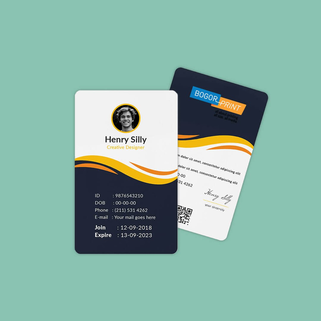 

[TERMURAH] ID Card Timbul / Kartu Pegawai / Kartu Member / Bahan PVC ATM / KTP / SIM