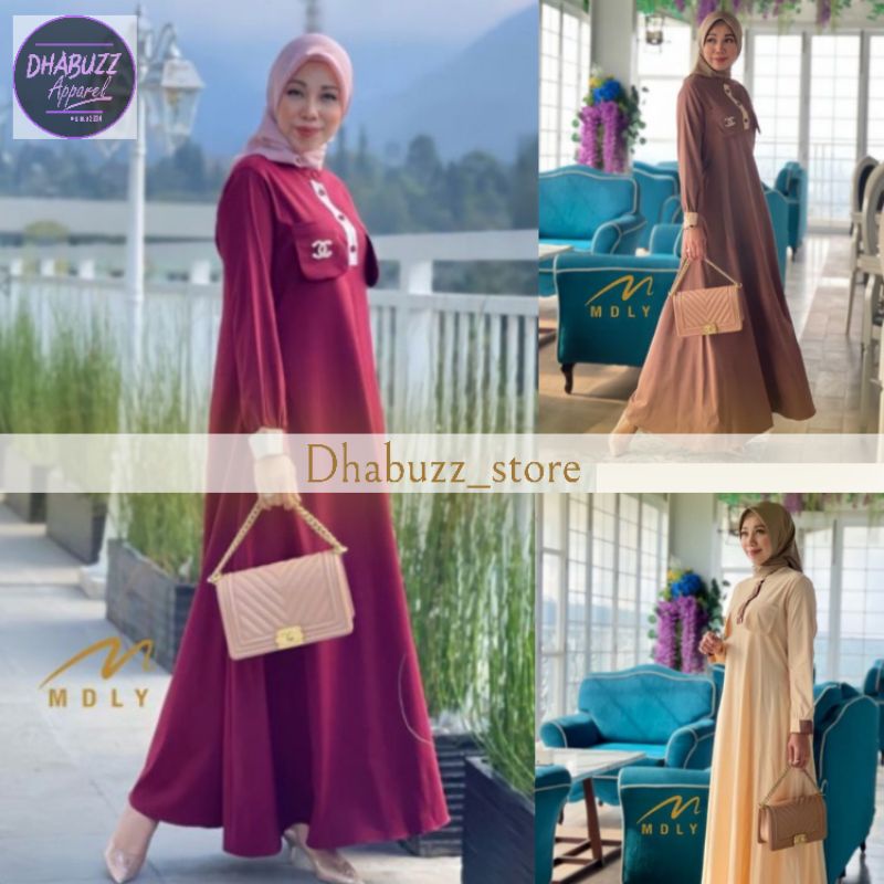 GAMIS DRESS TUNIK KEMEJA WANITA TERBARU BY MDLY 3012