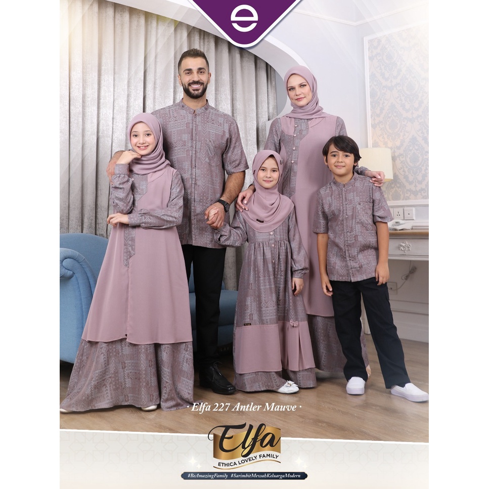 [PROMO] SARIMBIT ETHICA ELFA 227 ANTLER MAUVE GAMIS KAGUMI 233 KAHFI 193 SARIMBIT KELUARGA ETHICA BA