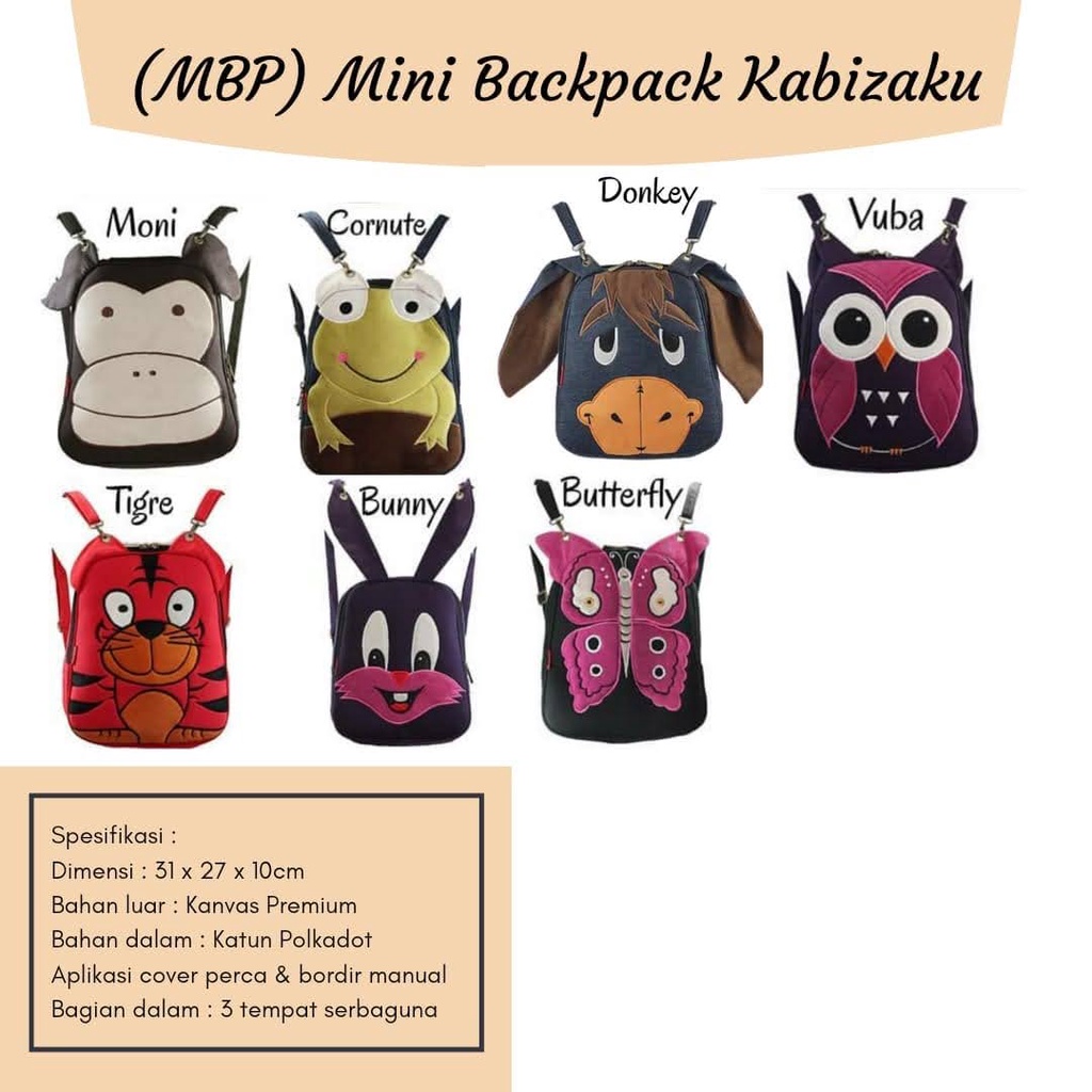 MINI BACKPACK KABIZAKU (MBP KABIZAKU)