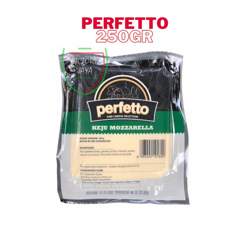 

Mozzarella Perfetto 250 gr Kemasan original pabrik. mozarela perfeto arla anchor oldenburger eurial