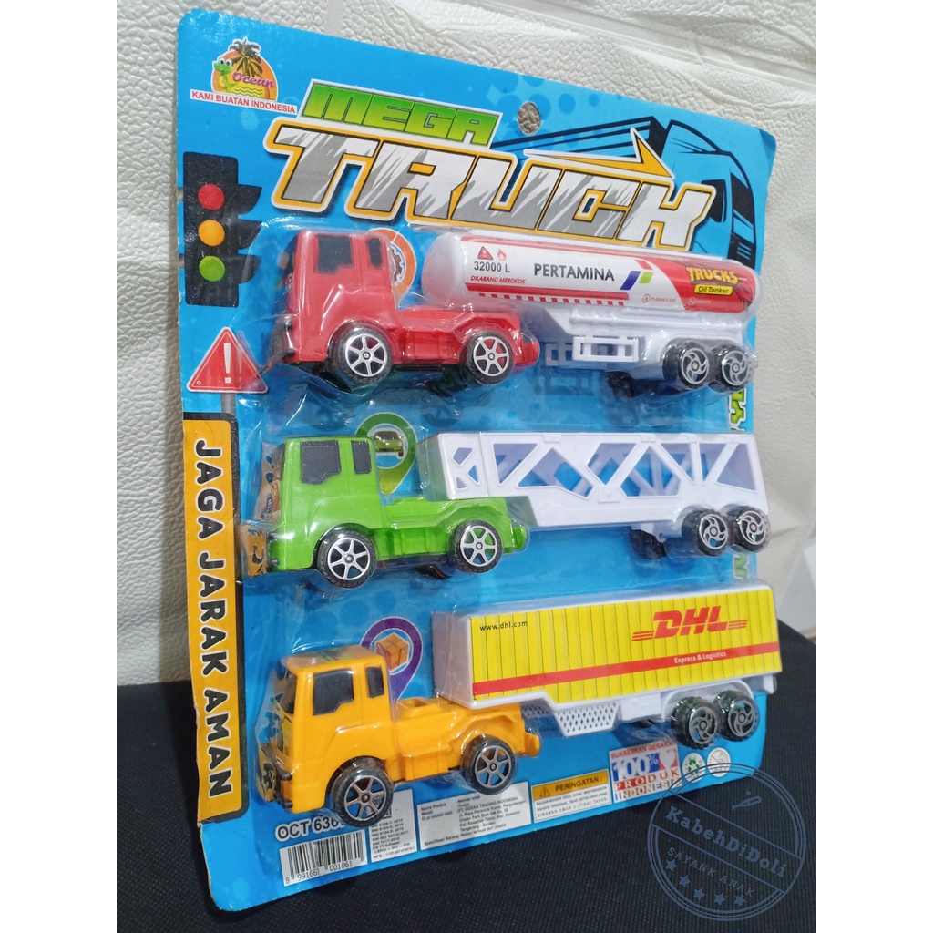 Mainan Mobil Truk Tangki Pertamina | Truk DHL | Mainan anak M0bil Mobilan | Miniatur