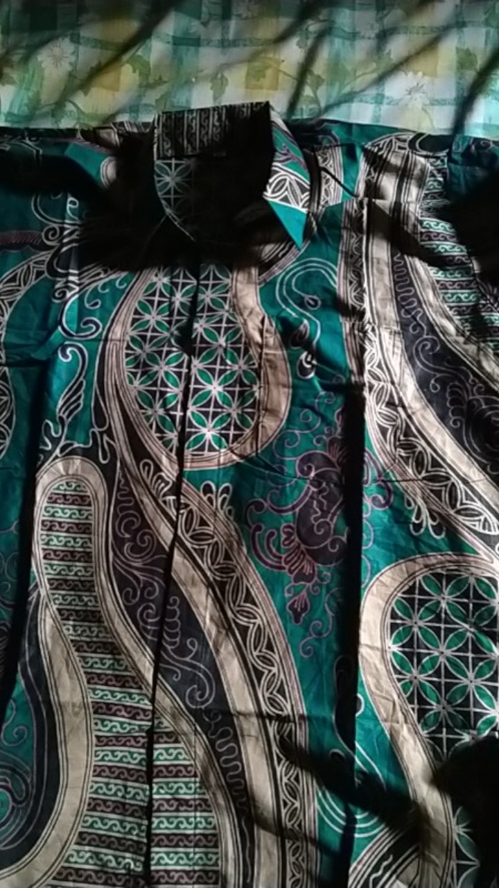 Size M L Xl Xxl Xxxl Bswart Batik Hrb026 Kenongo Kemeja Batik Lengan Panjang