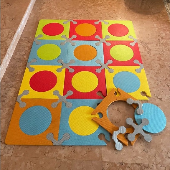 Skiphop Playspot Foam Floor Tiles | Playmat | Karpet Main Anak