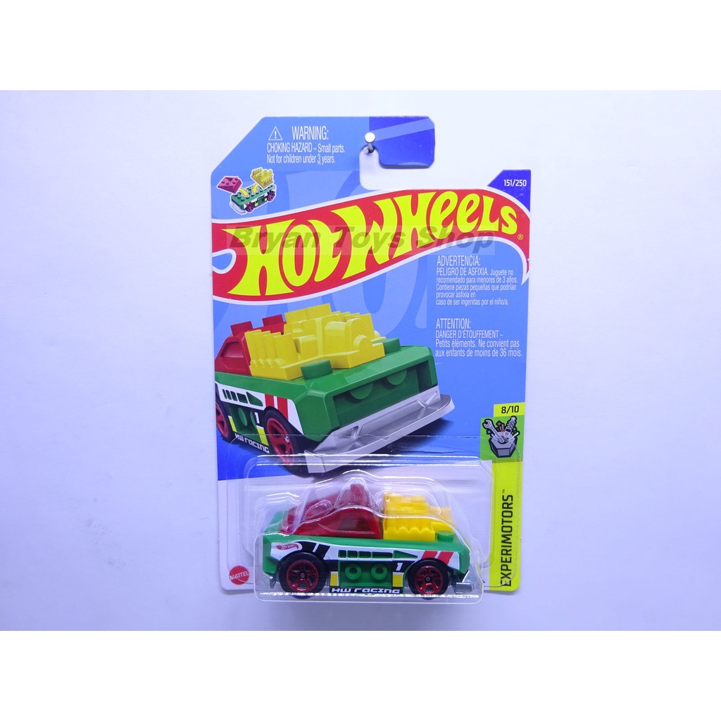 Hot Wheels Custom Small Block Hijau