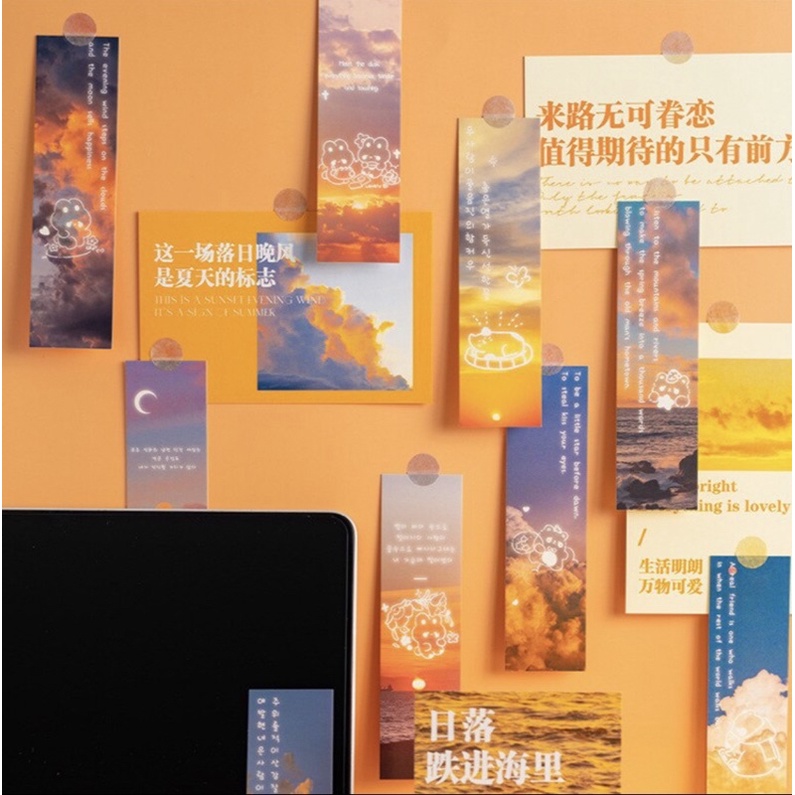 

Pembatas buku desain galaksi/sunset