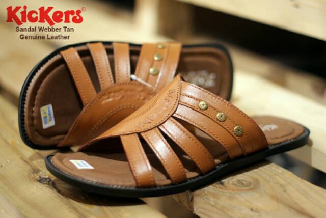 SANDAL KULIT ASLI KICKERS WEBBER