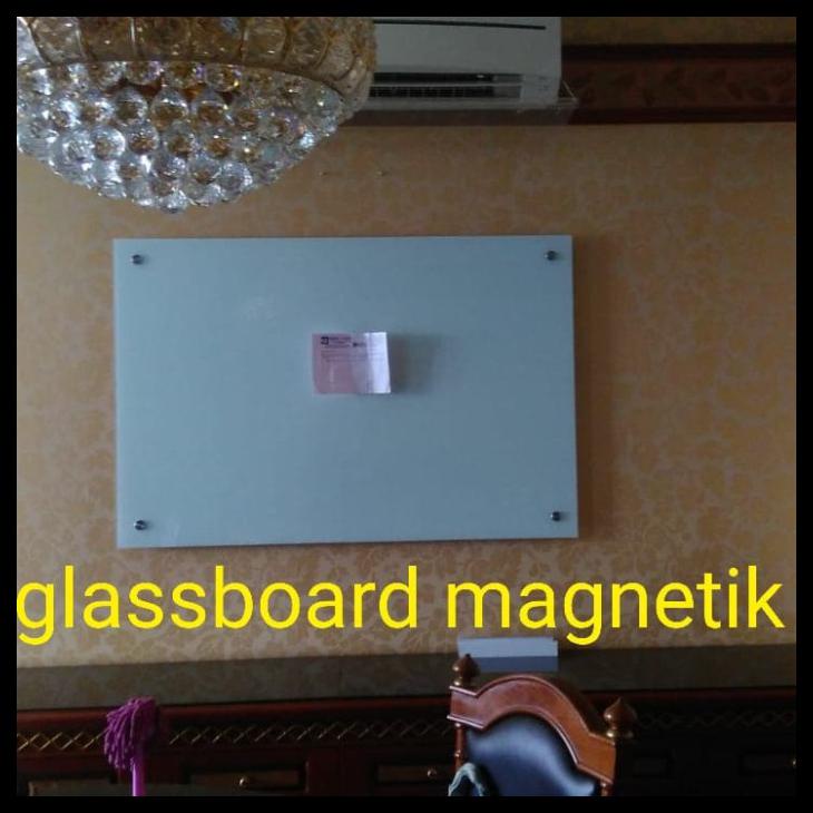

Papan Tulis Kaca/Glassboard Magnetik Uk 120 X 200Cm