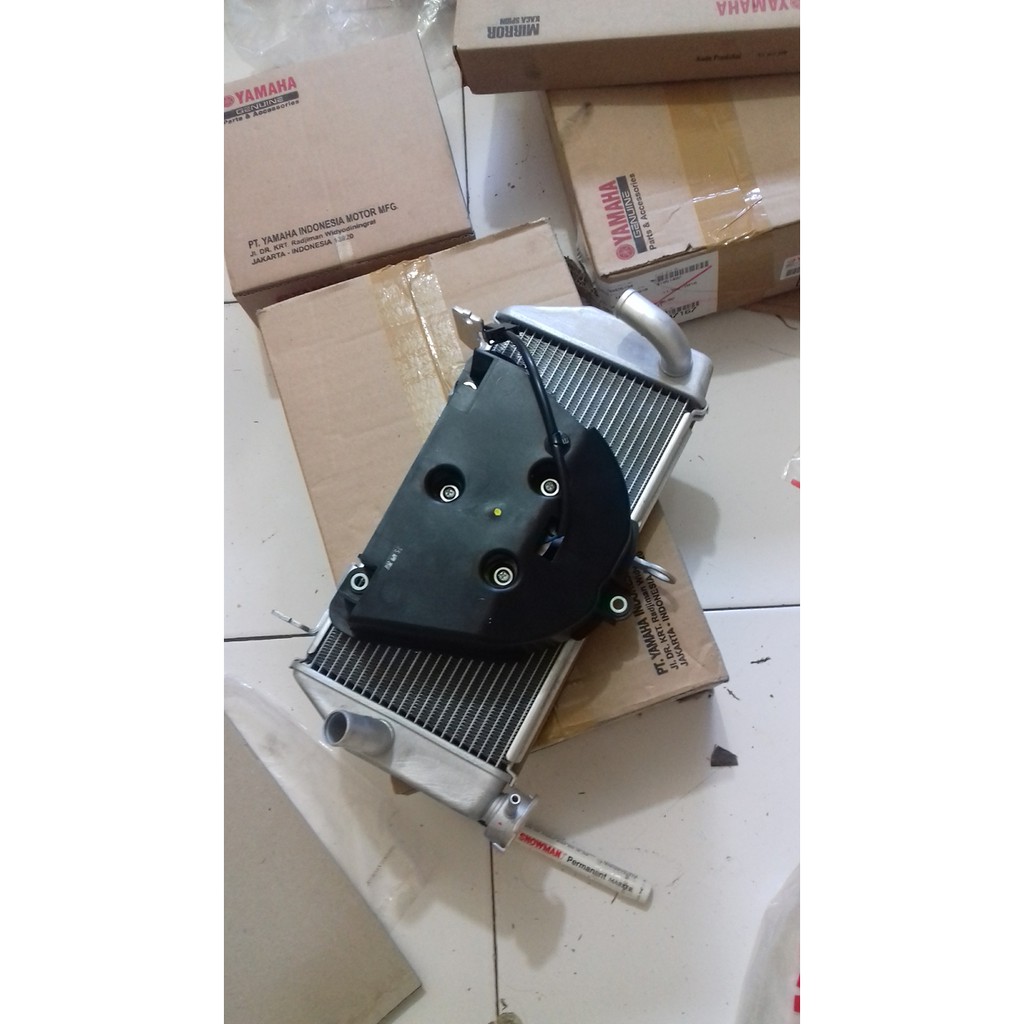 $$HARGA MURAH$%$$ Radiator plus kipas radiator yamaha R25 original