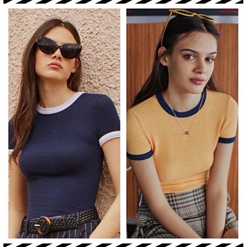 Urban outfitters ringer tee