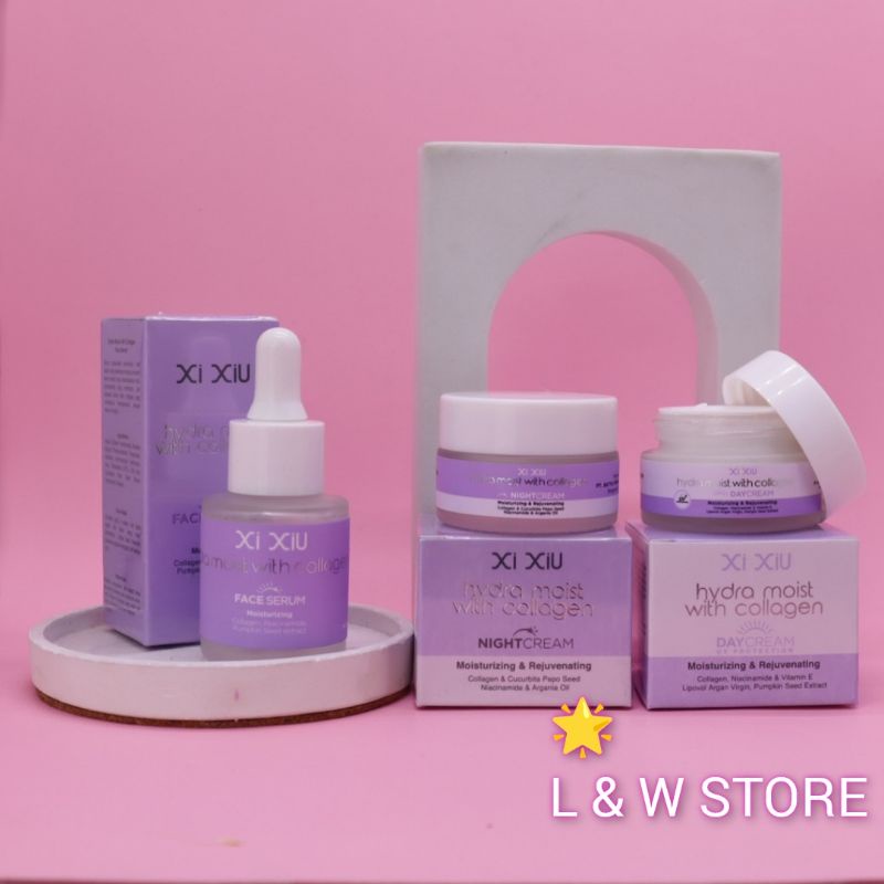 XI XIU HYDRA MOIST WITH COLLAGEN SERIES/1 Paket/BPOM