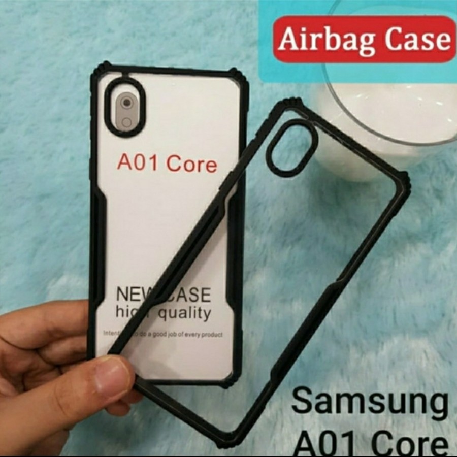 SAMSUNG A01/A01 CORE CASE IPAKY BENING HARDCASE CLEAR TRANPARAN BUMPER CASE