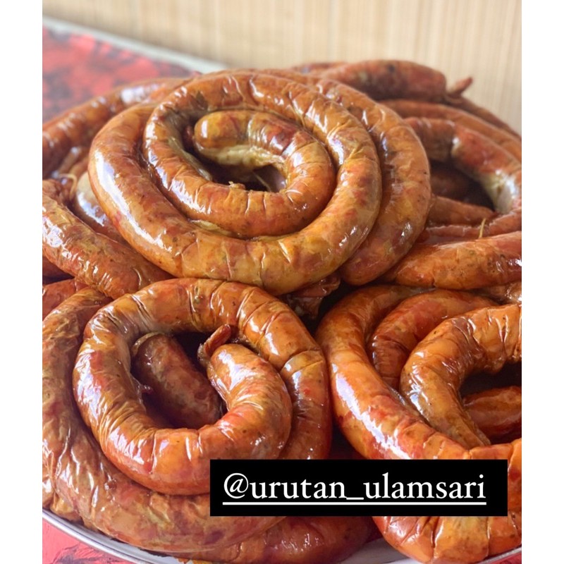 URUTAN BABI ASAP KHAS ULAMSARI // Sosis Bali / Urutan Babi / Sosis Enak / Urutan Goreng / Urutan Asa